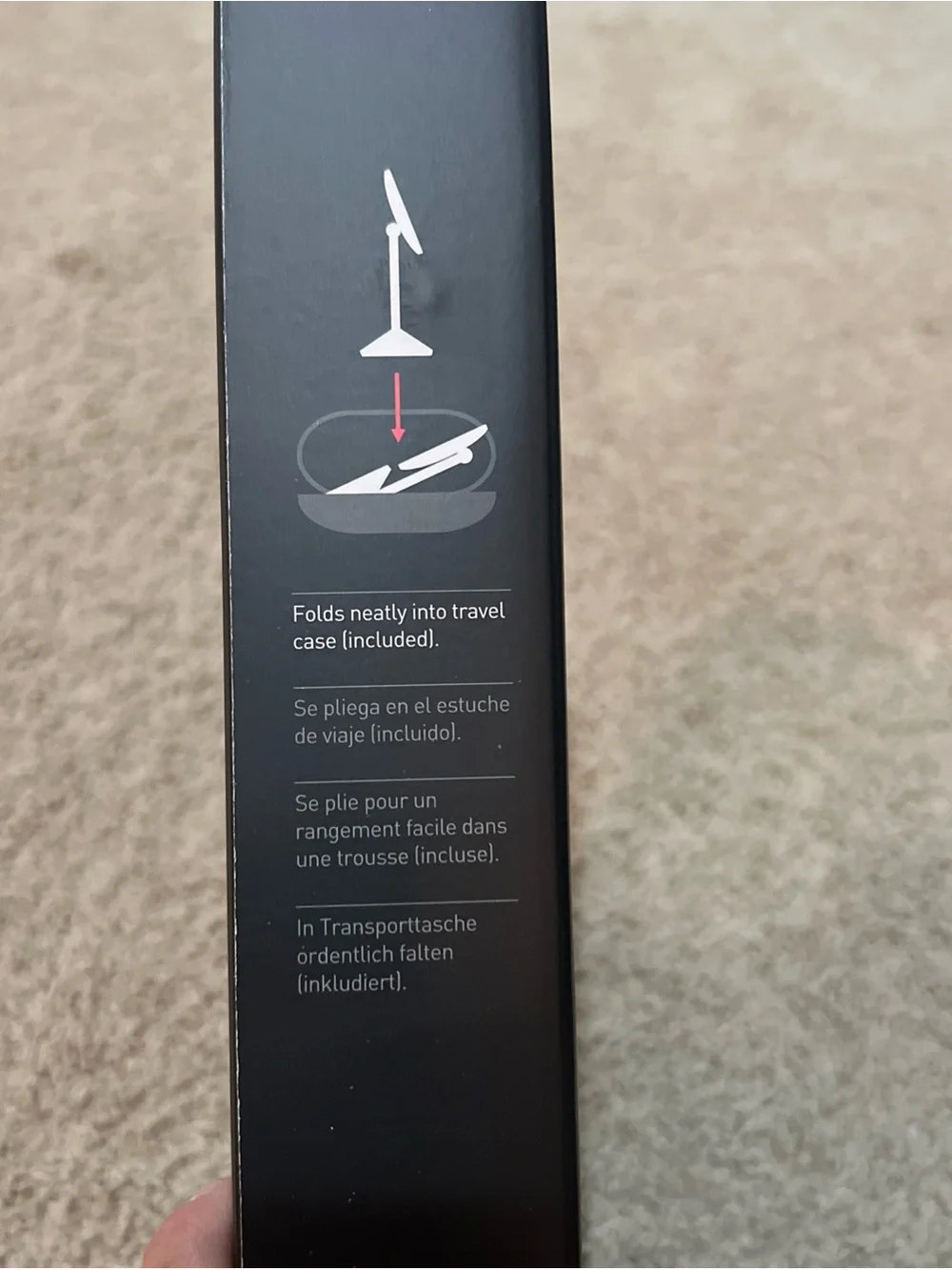 simplehuman 5” Round Mini Travel Sensor Makeup Mirror 10X Magnification